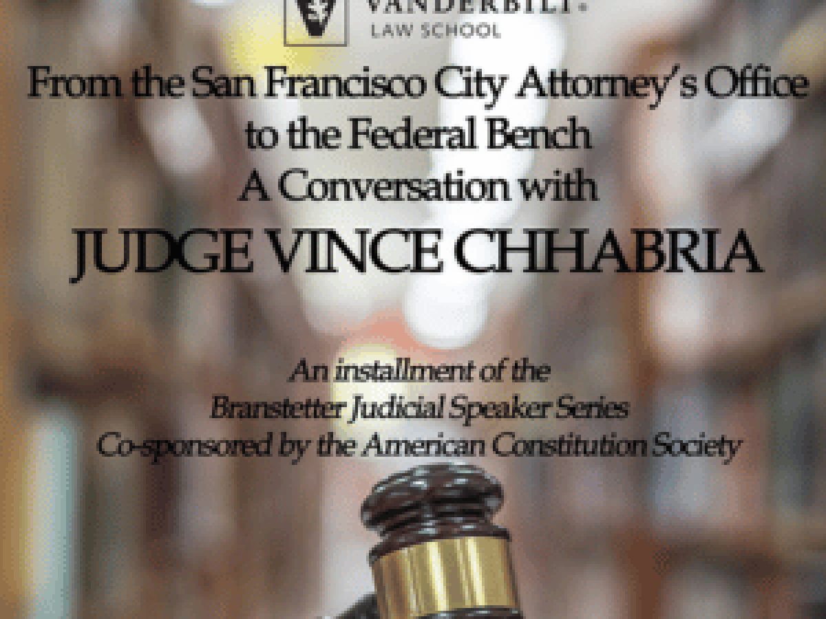 Judicial Speaker Series Oct 2019