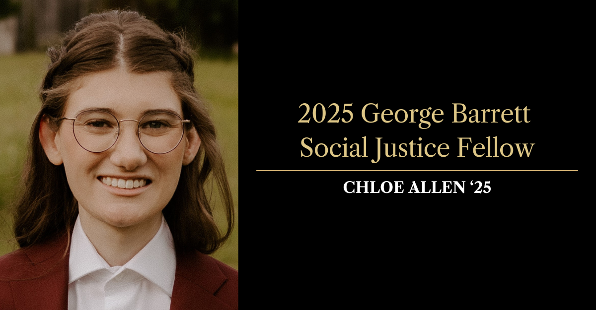 2025 Barrett Fellow Chloe Allen